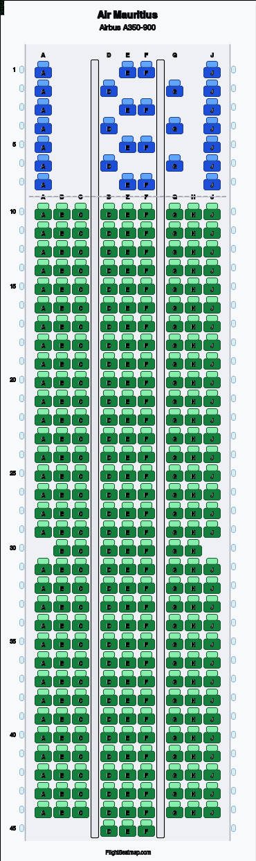 Air Mauritius Airbus A350 900 Seat Map Seating Flight Seatmap air-mauritius-airbus-a350-900-seat-map-seating-flight-seatmap